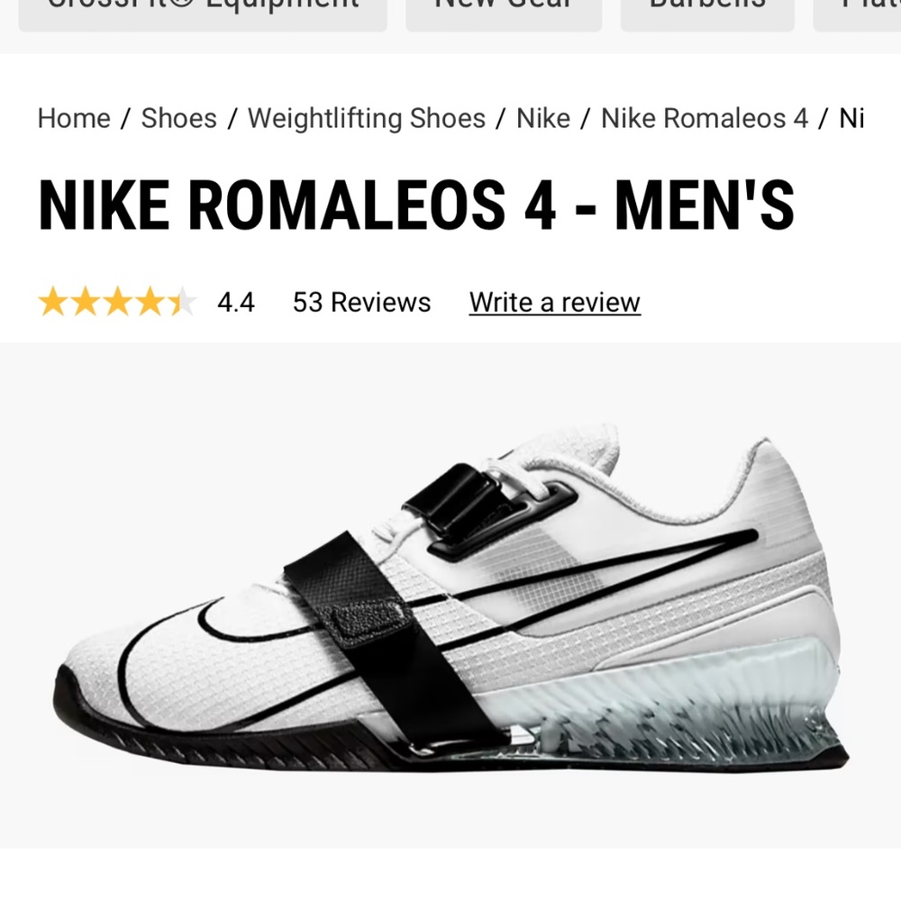 Men’s Nike Romaleos 4 Training Shoe size 13